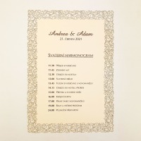 Svatební harmonogram - H2088