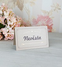 Svatební jmenovka - J2063