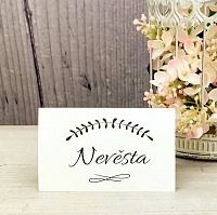 Svatební jmenovka - J2148