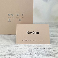 Svatební jmenovka - J2173A