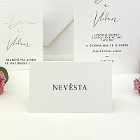 Svatební jmenovka - J2205