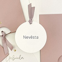 Svatební jmenovka - J2208