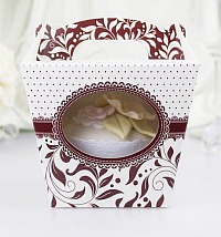 Svatební krabička na cupcake - K11-1009-01