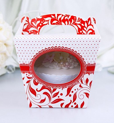Svatební krabičky na cupcake - K11-1015-01