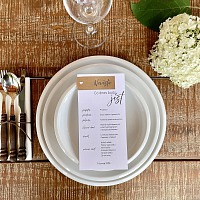 Svatební menu se jmenovkou - M2187