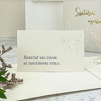 Svatební pozvánka - P2185A