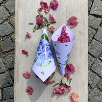 Svatební papírový kornout (8ks) - PK01-2165-01