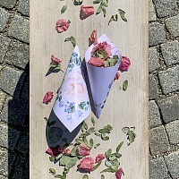 Svatební papírový kornout (8ks) - PK01-2166-01