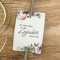 Svatební kartička na prskavky (8 ks) - PR01-2172-01