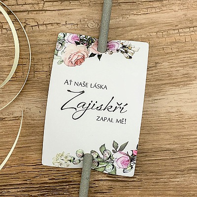 Svatební kartičky na prskavky - PR01-2172-01