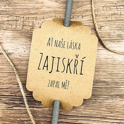 Svatební kartičky na prskavky - PR02-6000-10
