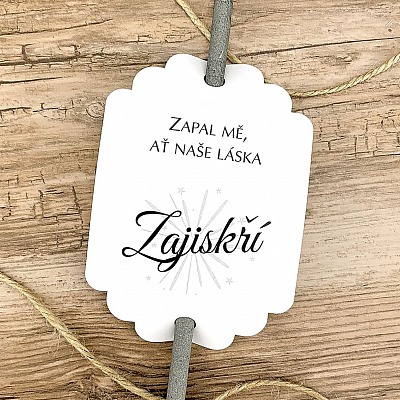 Svatební kartičky na prskavky - PR02-6001-01
