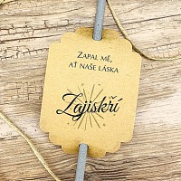 Svatební kartička na prskavky (8ks) - PR02-6001-10