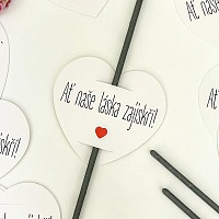 Srdíčko na svatební prskavku (8ks) – PR04-6006-01