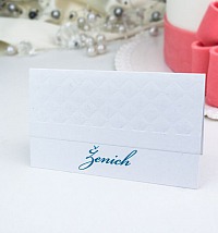 Svatební jmenovka- J975