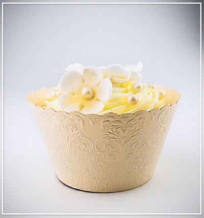 Svatební košíček na cupcake - CC1400-03