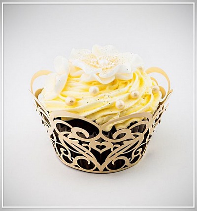 Svatební košíček na cupcake - CC1503