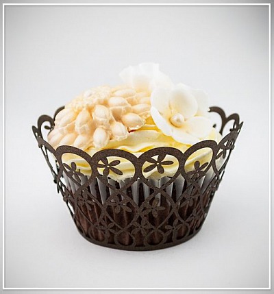 Svatební košíček na cupcake - CC2016