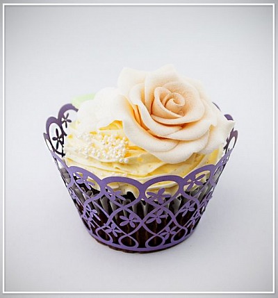 Svatební košíček na cupcake - CC2017
