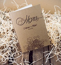 Svatební menu - M2052A
