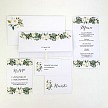 Svatební etiketa s bílými růžemi