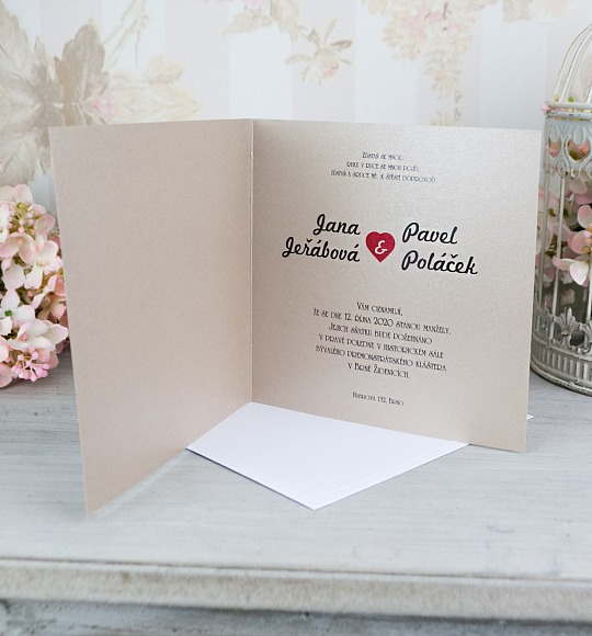 Svatební oznámení - G2063