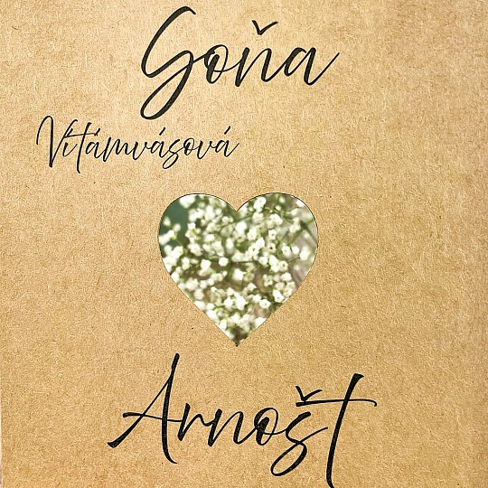 Svatební oznámení - G2177