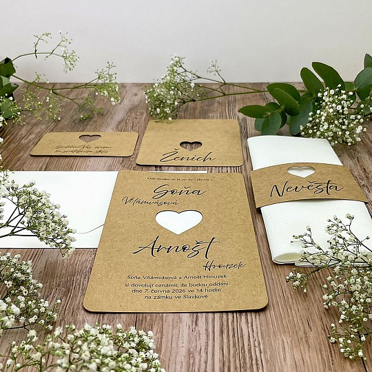 Svatební oznámení - G2177