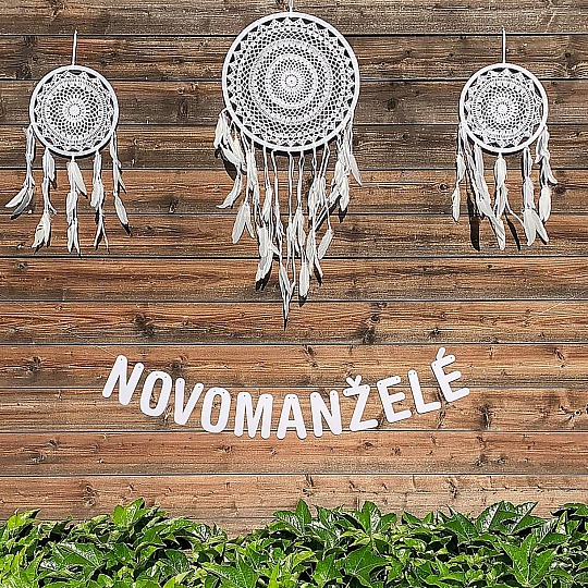 Svatební girlanda - NOVOMANŽELÉ - GR6001-02