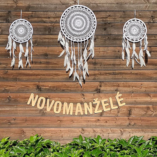 Svatební girlanda - NOVOMANŽELÉ - GR6001-25