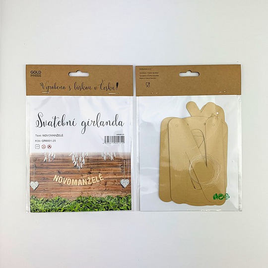 Svatební girlanda - NOVOMANŽELÉ - GR6001-25