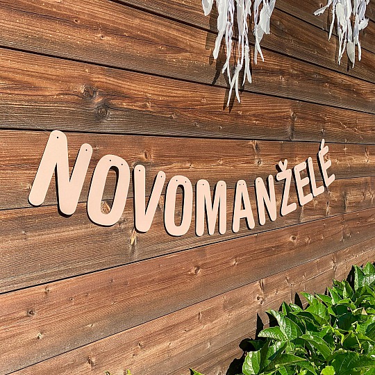 Svatební girlanda - NOVOMANŽELÉ - GR6001-28