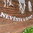Svatební girlanda - NEVĚSTA A ŽENICH - GR6002-02