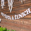 Svatební girlanda - NEVĚSTA A ŽENICH - GR6002-02