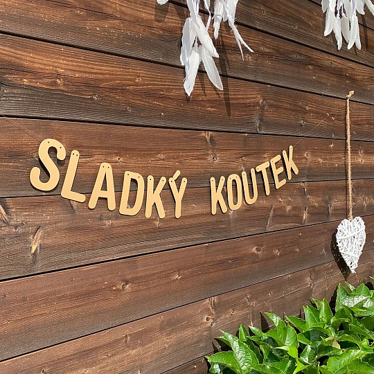 Svatební girlanda - SLADKÝ KOUTEK - GR6003-25