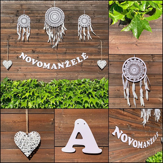 Svatební girlanda - NOVOMANŽELÉ - GR6013-02
