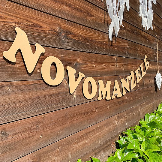 Svatební girlanda - NOVOMANŽELÉ - GR6013-25