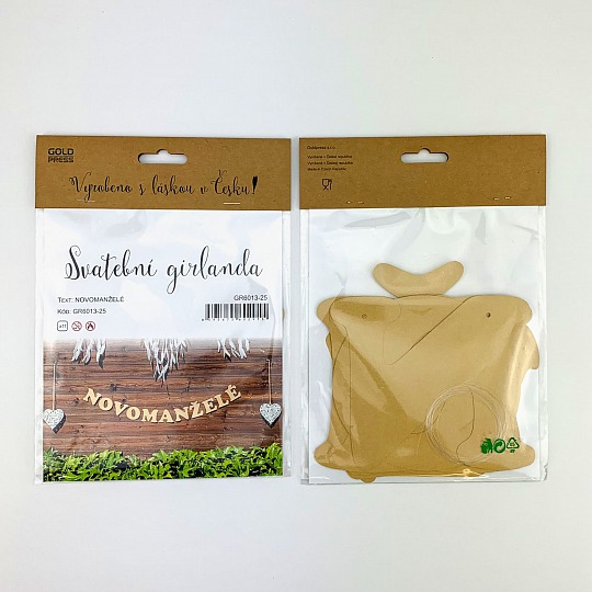Svatební girlanda - NOVOMANŽELÉ - GR6013-25