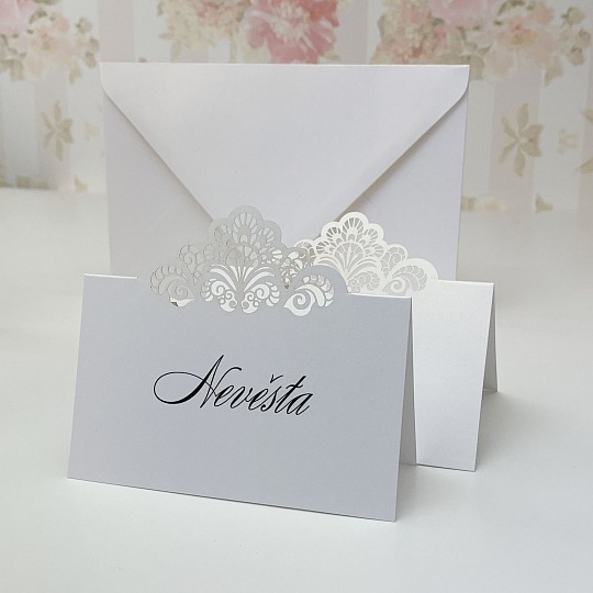 Svatební jmenovka - J2117B