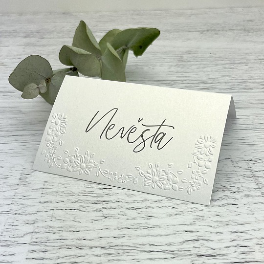 Svatební jmenovka - J2180