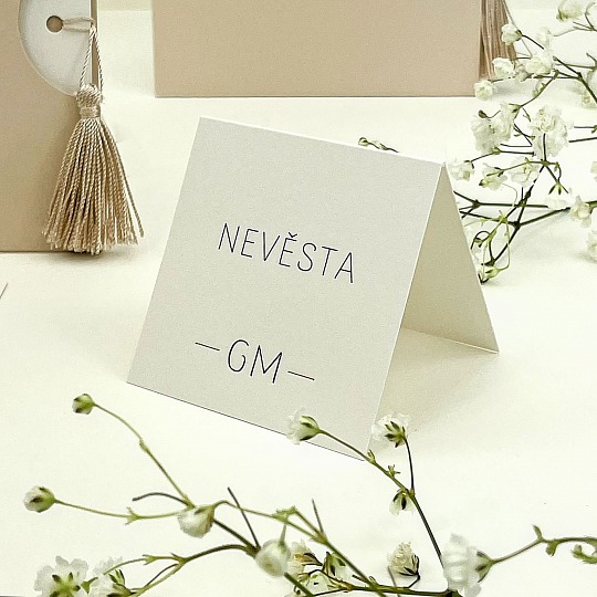 Svatební jmenovka - J2209