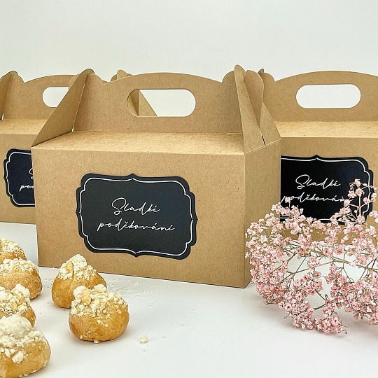 Svatební krabička na výslužku set (balení 8ks) - K56-5701-10-8