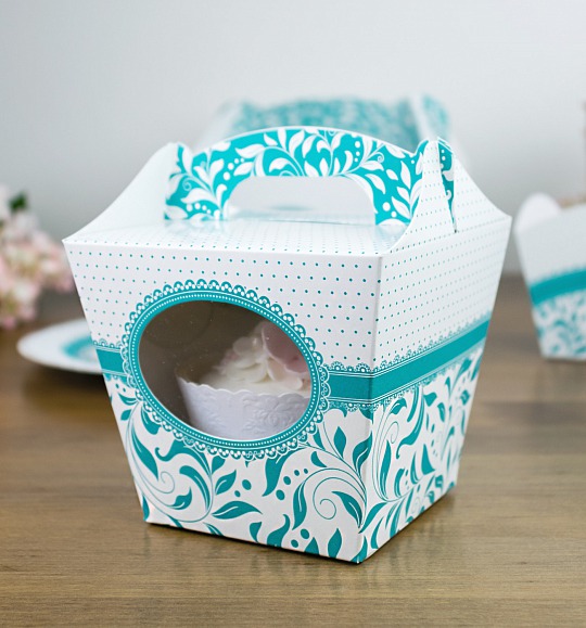 Svatební krabička na cupcake - K11-1010-01