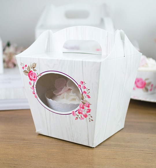 Svatební krabička na cupcake - K11-2090-01
