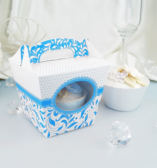 Svatební krabička na cupcake - K11-1001-01