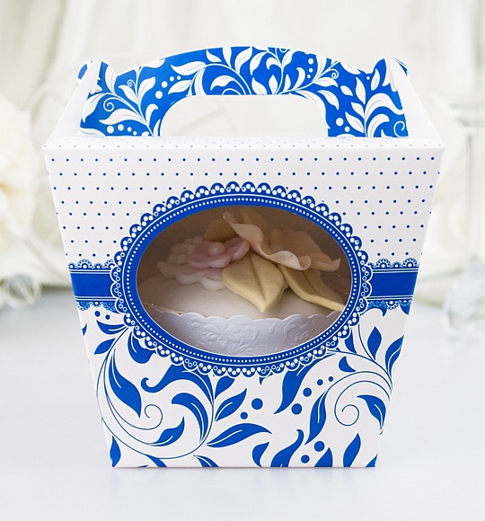 Svatební krabička na cupcake - K11-1002-01
