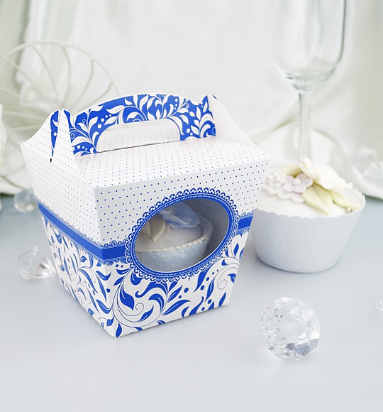 Svatební krabička na cupcake - K11-1002-01