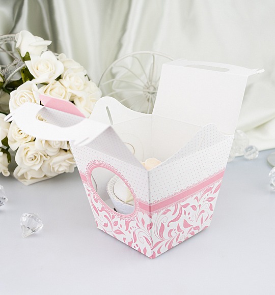 Svatební krabička na cupcake - K11-1003-01