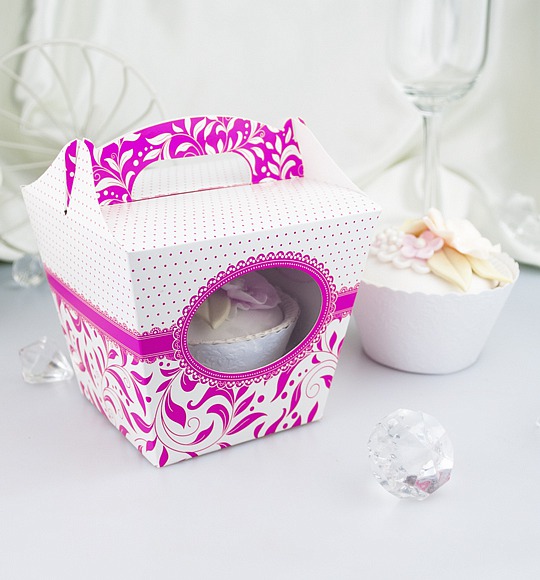 Svatební krabička na cupcake - K11-1004-01