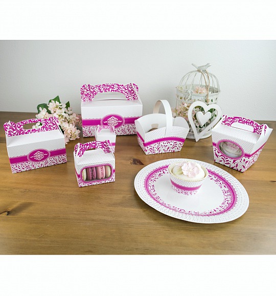 Svatební krabička na cupcake - K11-1004-01